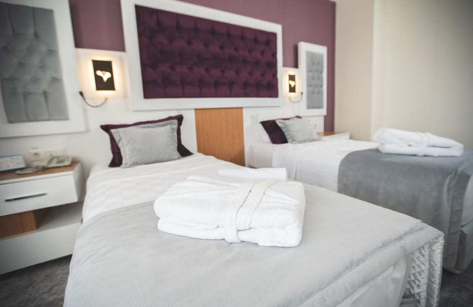 Premium bedding, minibar, in-room safe, laptop workspace