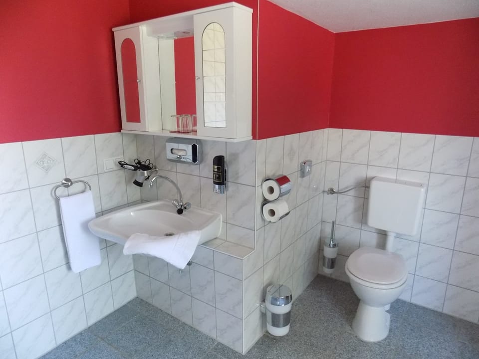 Standard Double Room | Bathroom | Shower, free toiletries, hair dryer, towels