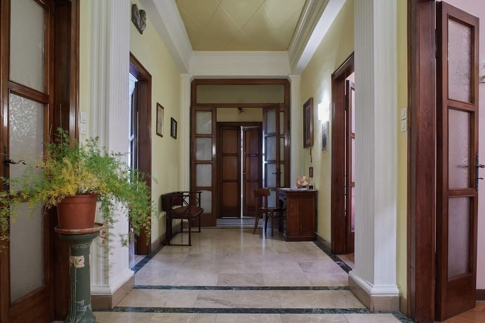 Interior entrance