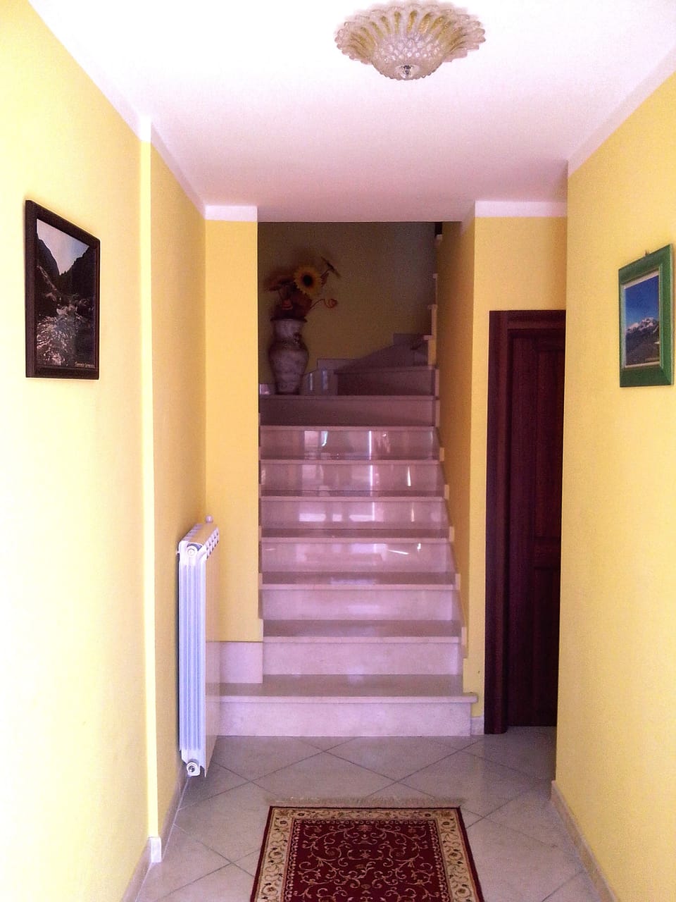 Interior entrance
