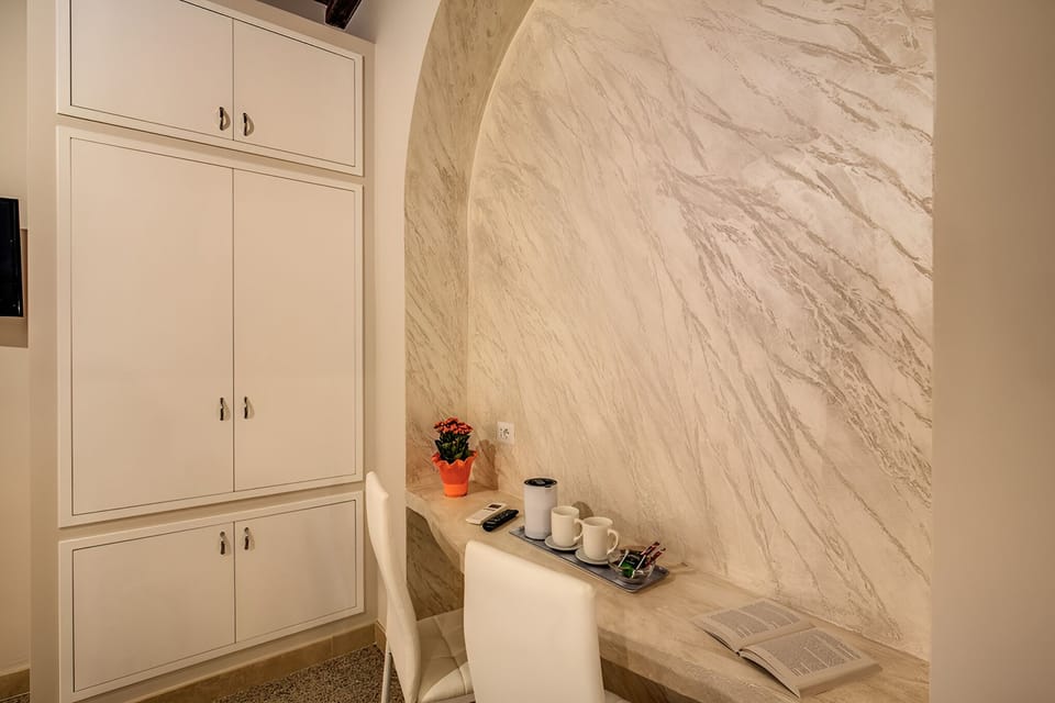 Double or Twin Room, Non Smoking | Living area | 42-inch Smart TV with satellite channels, TV, first-run movies