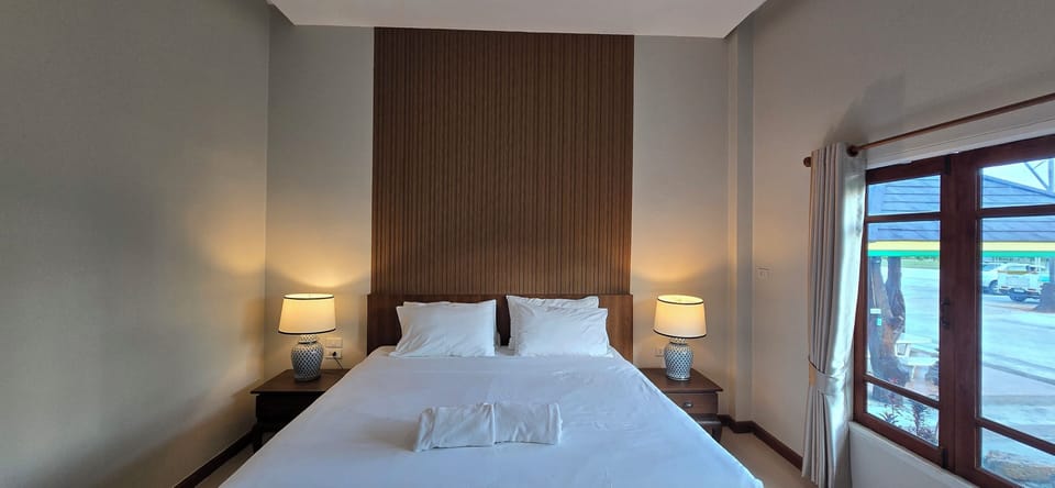 2-bedroom pool villa with shared pool | Down comforters, in-room safe, blackout drapes, iron/ironing board