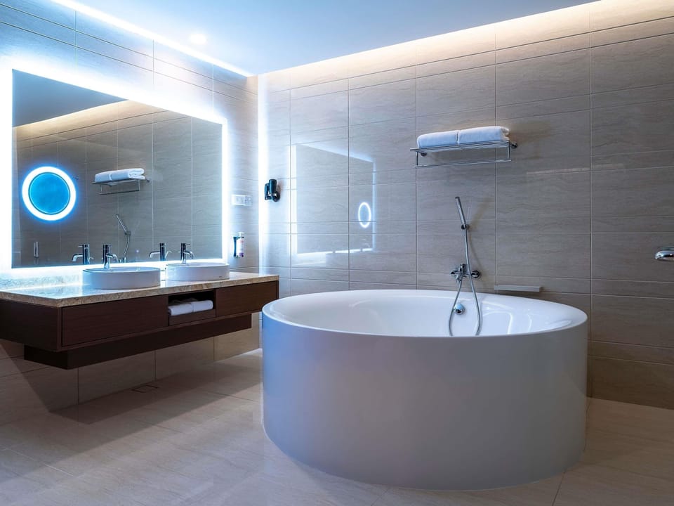 Presidential Suite, 2 Double Beds | Hypo-allergenic bedding available, minibar, in-room safe, desk