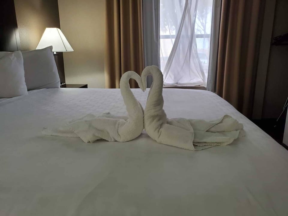 Room, 1 King Bed, Non Smoking, Jetted Tub | Premium bedding, desk, blackout drapes, iron/ironing board