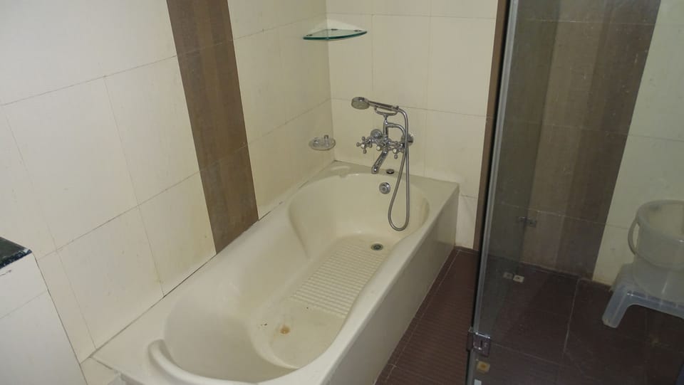 Deluxe Double Room | Bathroom | Shower, slippers, towels