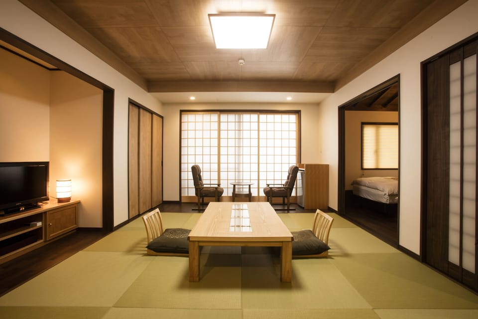 Japanese Western Room with Shigaraki-yaki Ceramics Bath, Non Smoking | In-room safe, individually decorated, individually furnished, bed sheets