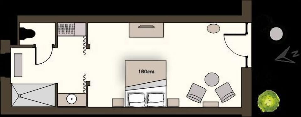 Luxury Suite, Terrace (Baroque) | Floor plan