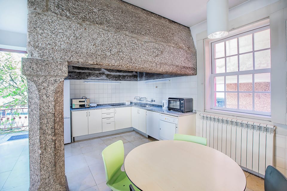 Shared fridge, microwave