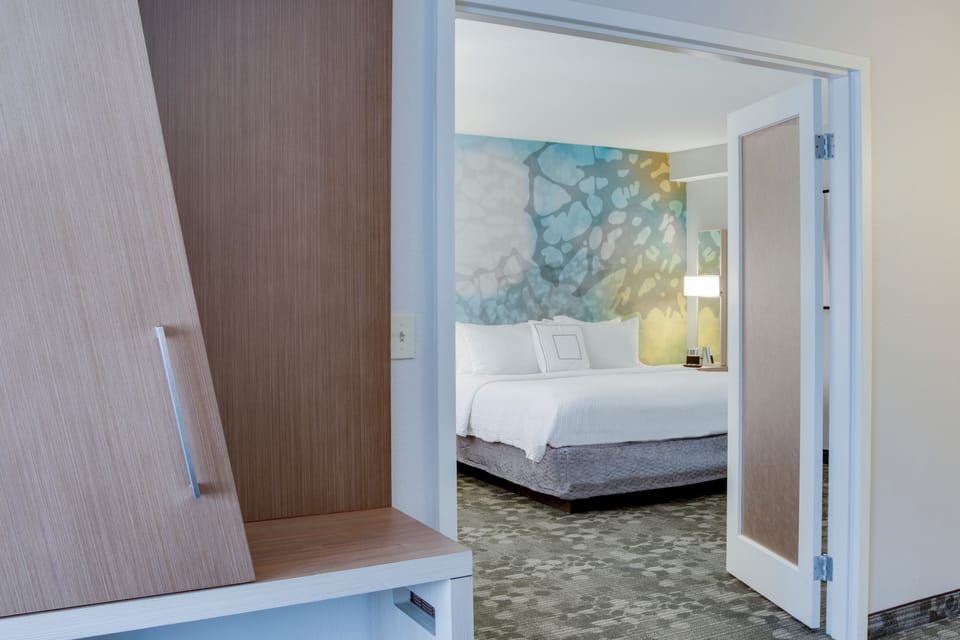 Suite, 1 King Bed with Sofa bed | Private kitchen | Mini-fridge, microwave, coffee/tea maker
