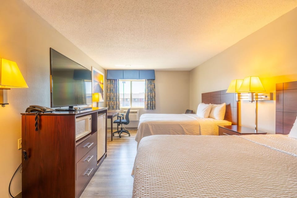 Room, 2 Queen Beds, Non Smoking | Desk, iron/ironing board, free cribs/infant beds, free WiFi