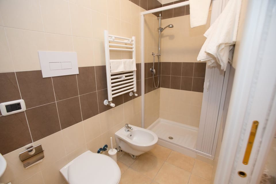 Double Room, Private Bathroom | Bathroom | Shower, free toiletries, hair dryer, bathrobes