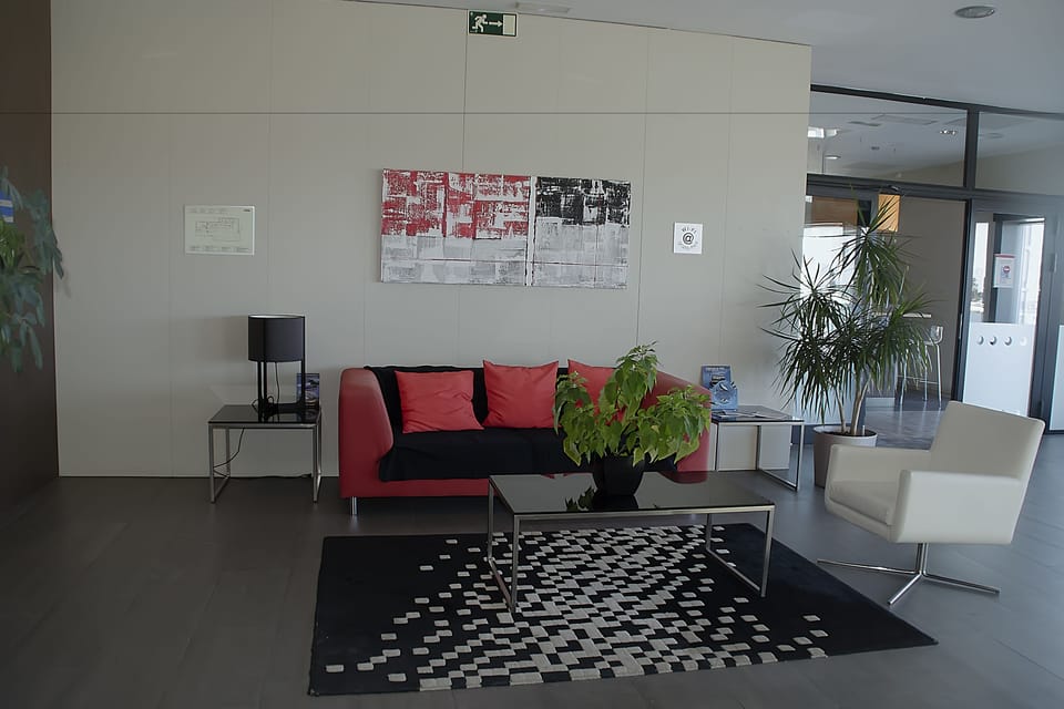 Lobby sitting area
