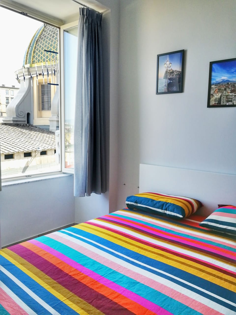 Panoramic Double Room, City View | Desk, soundproofing, WiFi (free), bed sheets