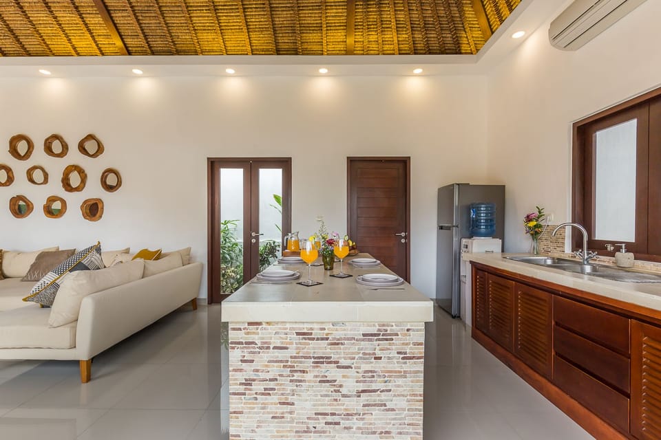 Premium Villa, 4 Bedrooms | Private kitchen | Fridge, microwave, stovetop, coffee/tea maker