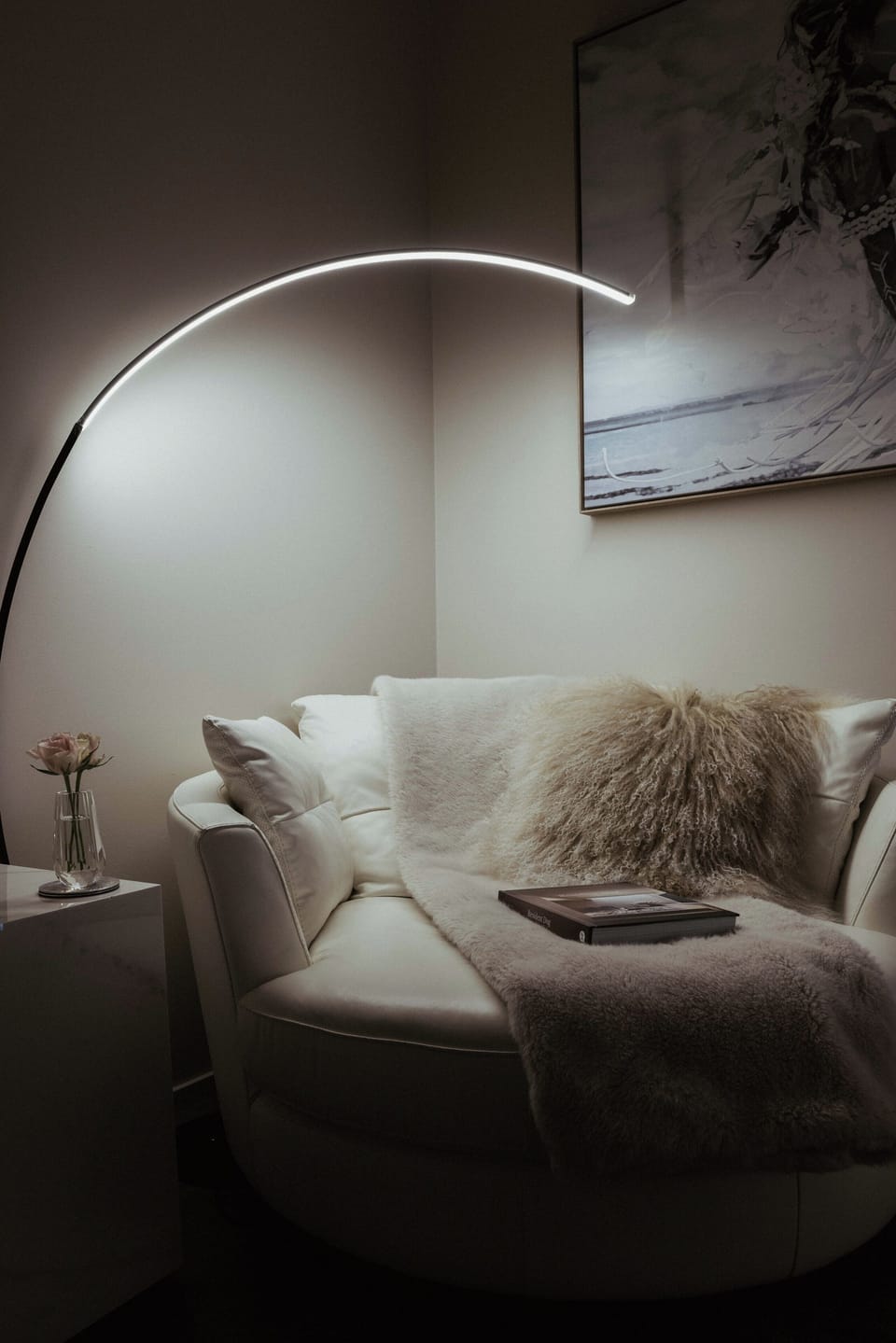 Luxury Studio Suite | Living area | Smart TV, fireplace, Netflix