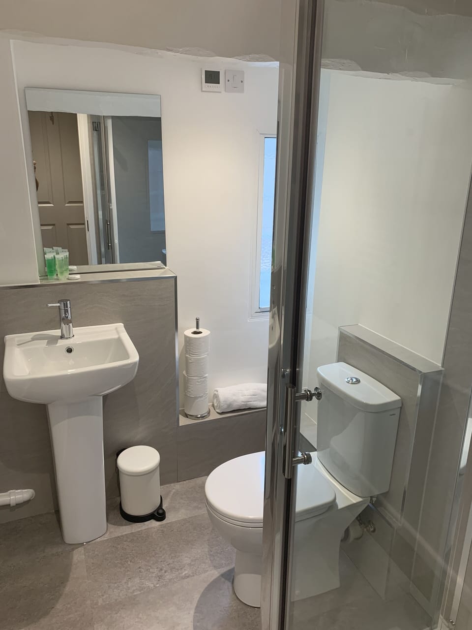 Free toiletries, hair dryer, towels, soap