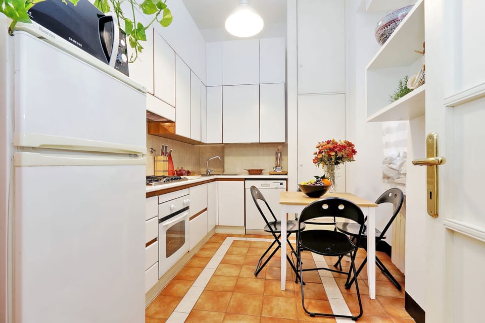 Apartment, 2 Bedrooms | Private kitchen | Full-size fridge, microwave, stovetop, dishwasher