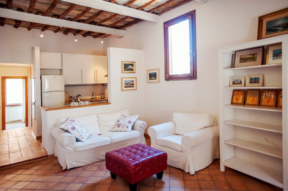 Apartment, 2 Bedrooms | Living area | TV