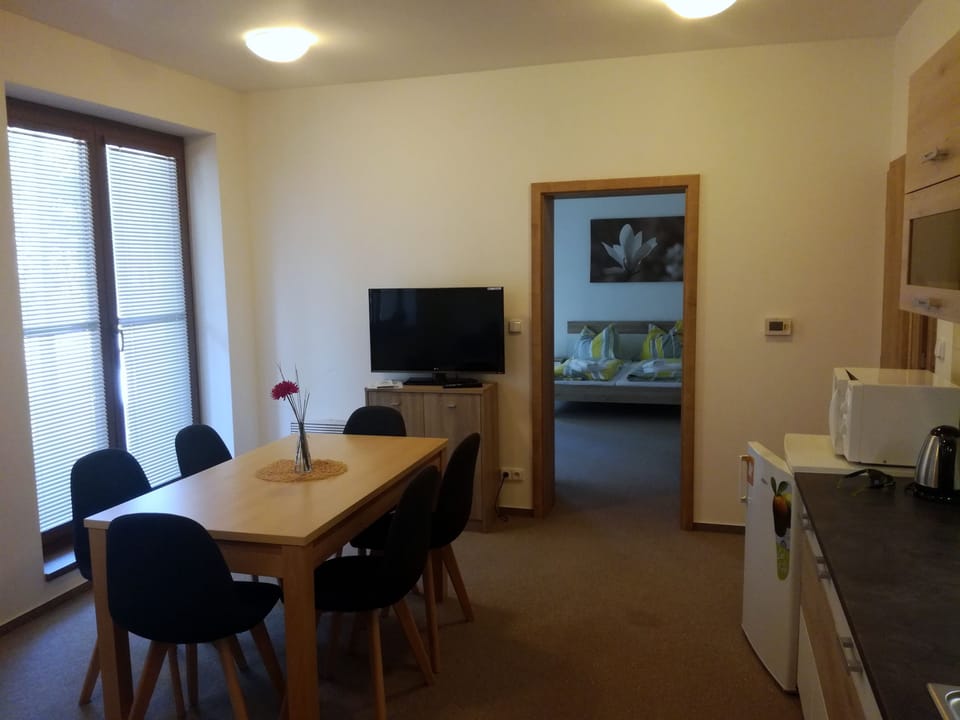 Superior Apartment, 1 Bedroom, Kitchen | Desk, iron/ironing board, cribs/infant beds, free WiFi