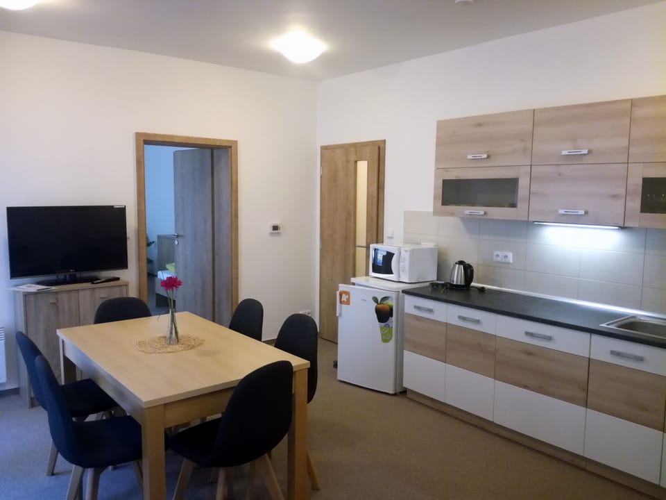 Superior Apartment, 1 Bedroom, Kitchen | Desk, iron/ironing board, cribs/infant beds, free WiFi