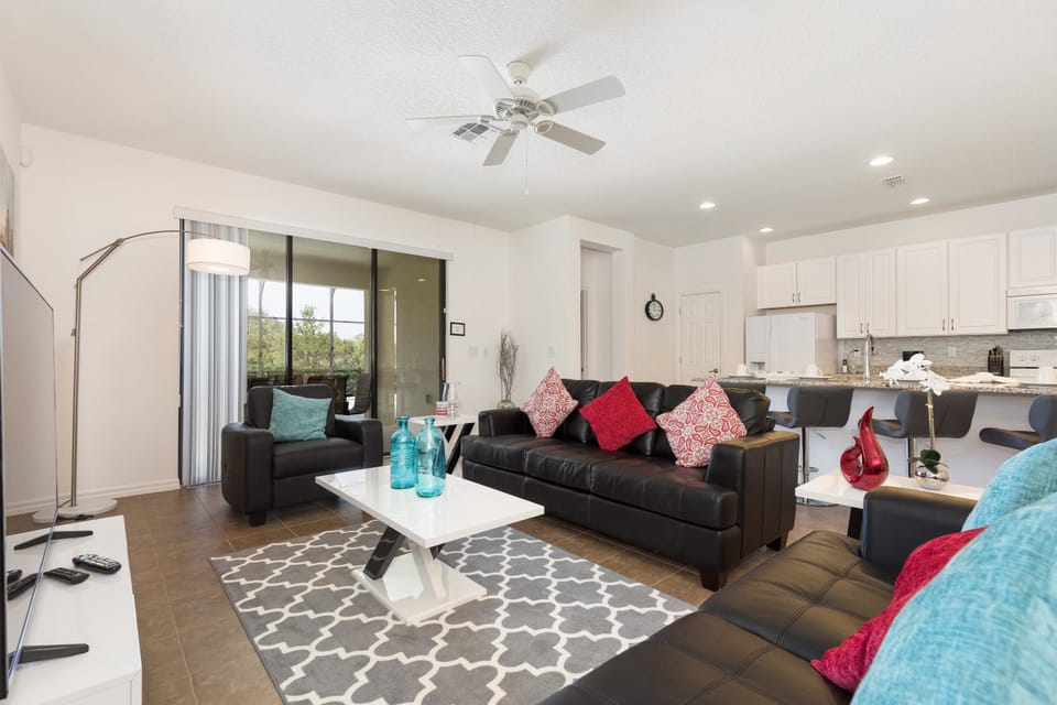 Family House | Living area | 55-inch Smart TV with digital channels, streaming services