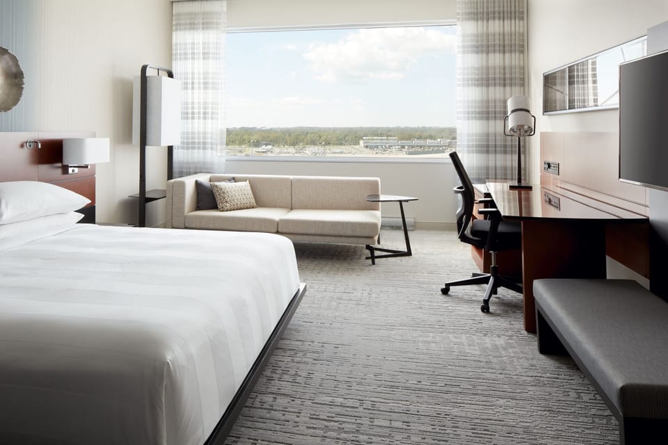 Room, 1 King Bed (View) | Premium bedding, down comforters, pillowtop beds, in-room safe