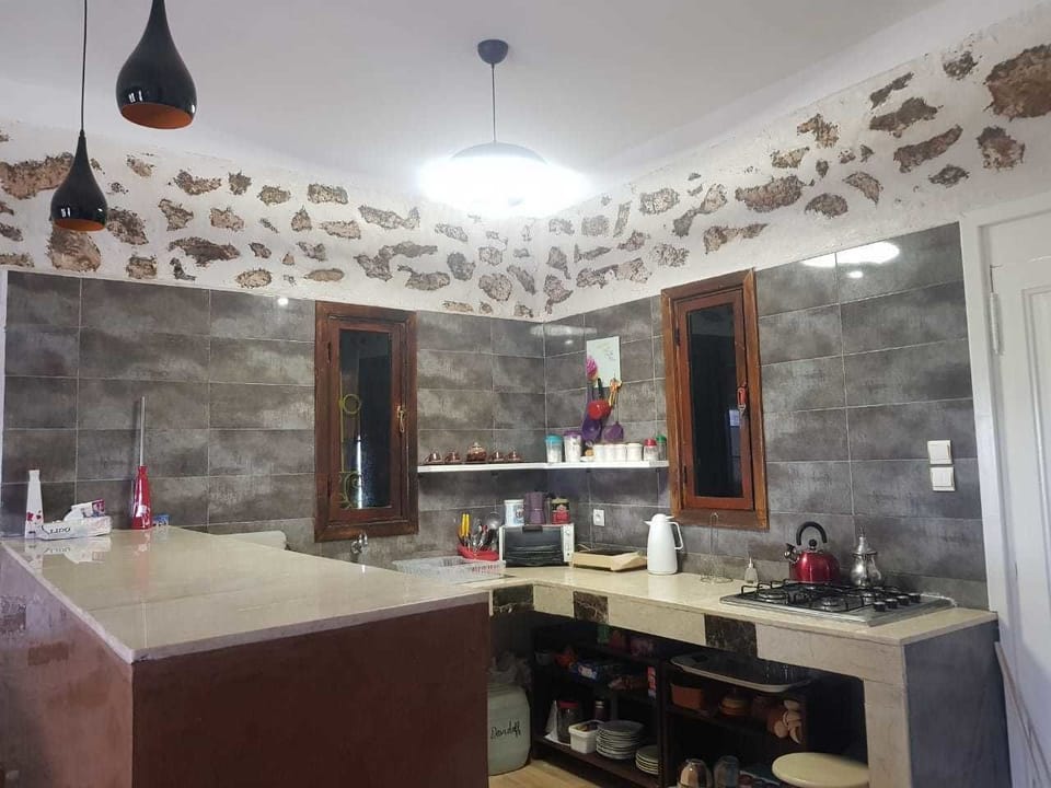 Family House, 2 Bedrooms | Private kitchen | Fridge, microwave, oven, stovetop