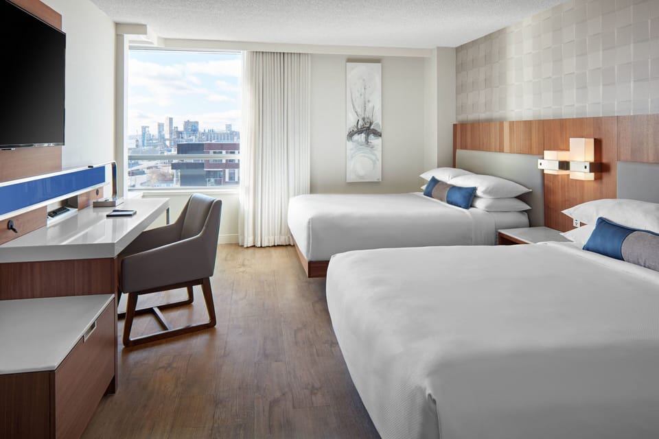 Room, 2 Queen Beds | Premium bedding, desk, laptop workspace, blackout drapes