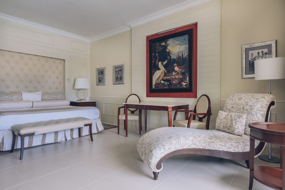 Frette Italian sheets, premium bedding, down comforters, free minibar