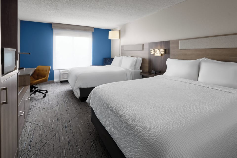Standard Room, 2 Queen Beds | In-room safe, desk, iron/ironing board, free WiFi