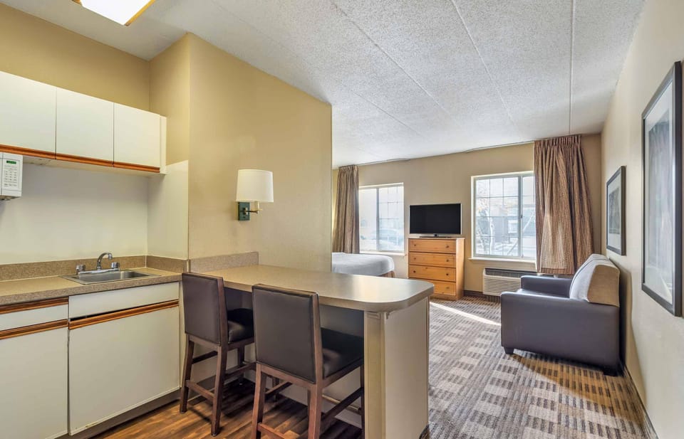 Deluxe Studio, 1 King Bed with Sofa bed, Non Smoking | Private kitchen | Fridge, microwave, stovetop
