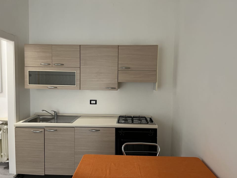 Apartment | Private kitchen | Full-size fridge, microwave, oven, stovetop