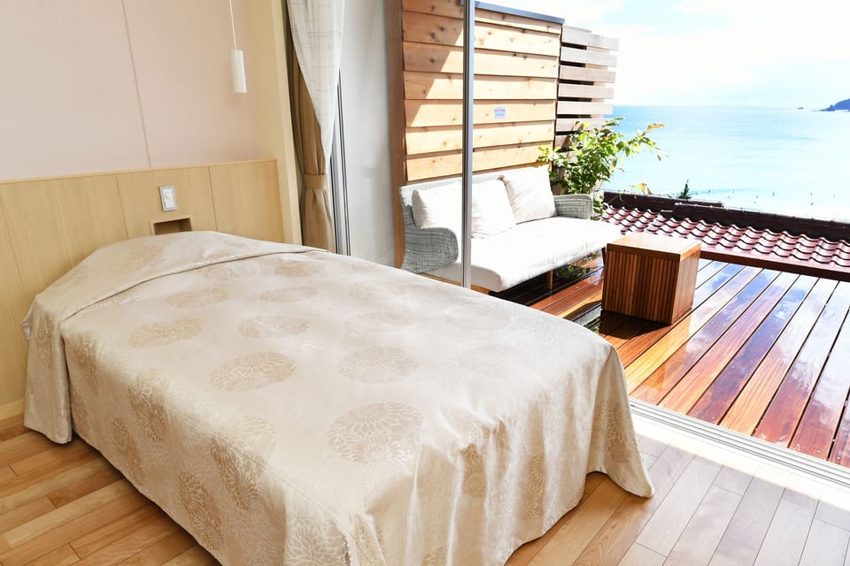 Twin Room with Private Open Air Bath(50sqm) | 1 bedroom, in-room safe, individually furnished, free WiFi