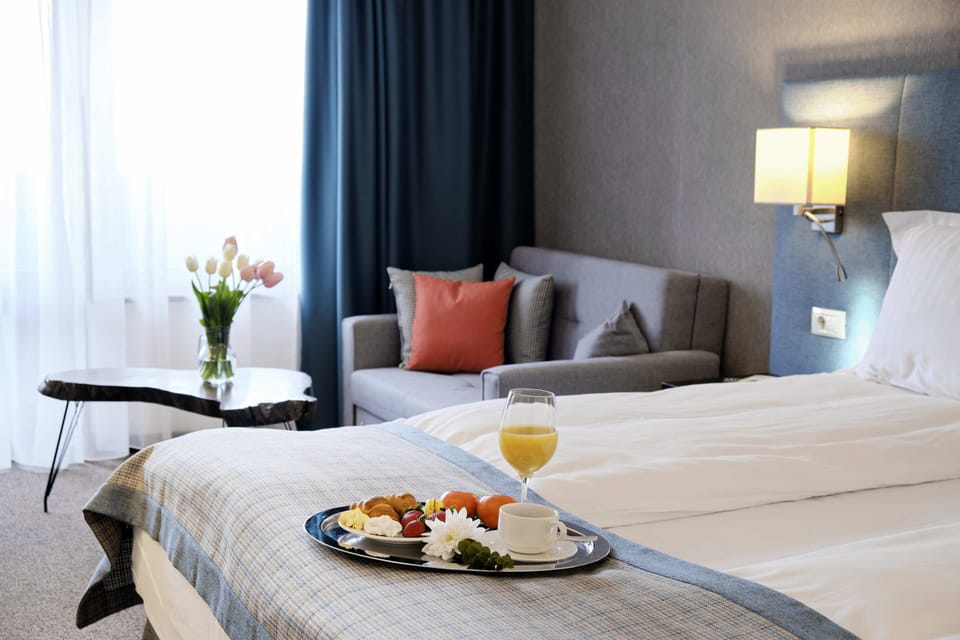 Standard Double or Twin Room | Desk, free cribs/infant beds, free WiFi, bed sheets