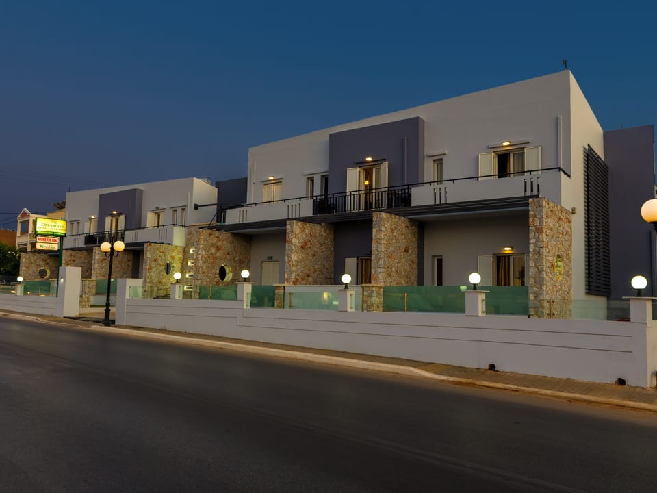 Front of property - evening/night