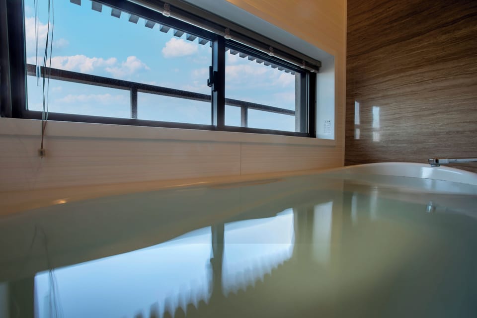 Standard Japanese Style, 2 People, Non Smoking | Bathroom | Separate tub and shower, deep soaking tub, free toiletries, hair dryer
