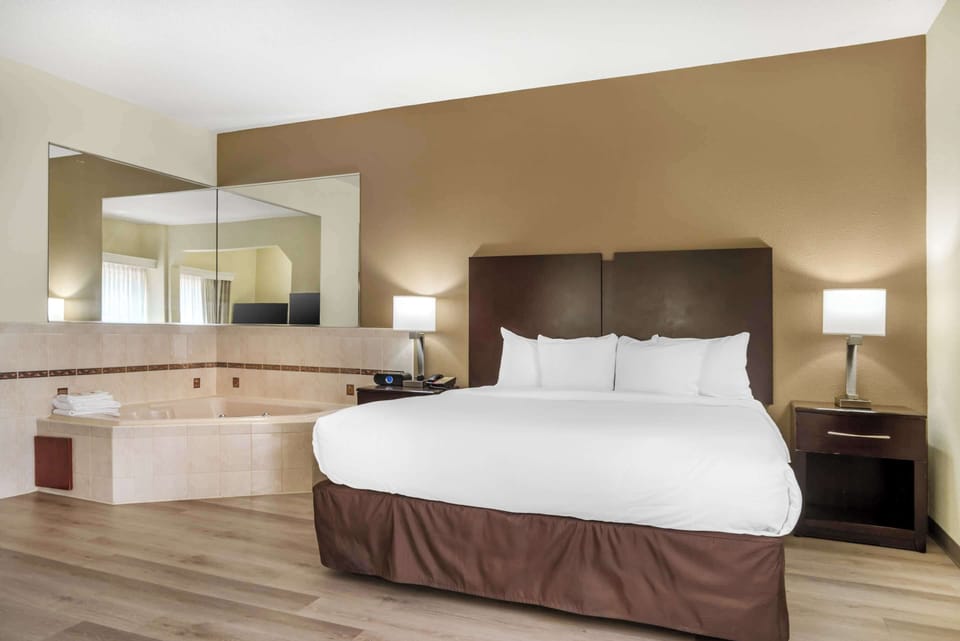 Hypo-allergenic bedding, down comforters, blackout drapes, soundproofing