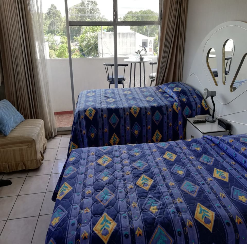 Classic Double Room, 2 Double Beds, Non Smoking, Private Bathroom | Laptop workspace, iron/ironing board (on request), cribs (free)