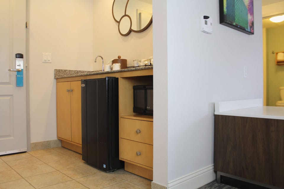 Studio Suite, 1 King Bed with Sofa bed | Desk, blackout drapes, soundproofing, iron/ironing board