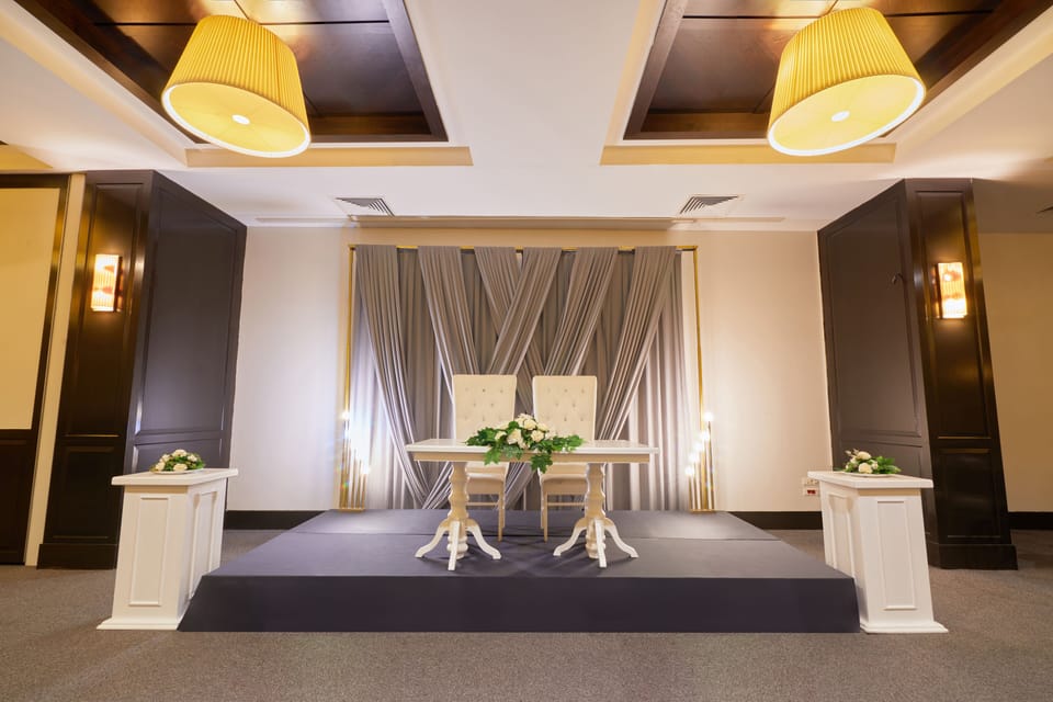 Indoor wedding