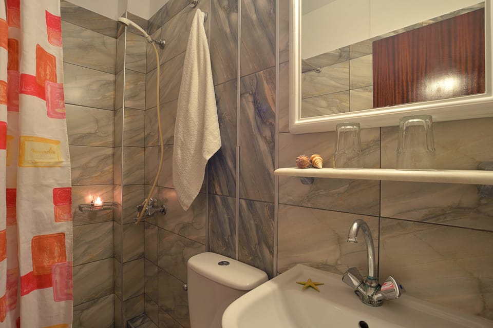Standard Double or Twin Room | Bathroom | Shower, towels