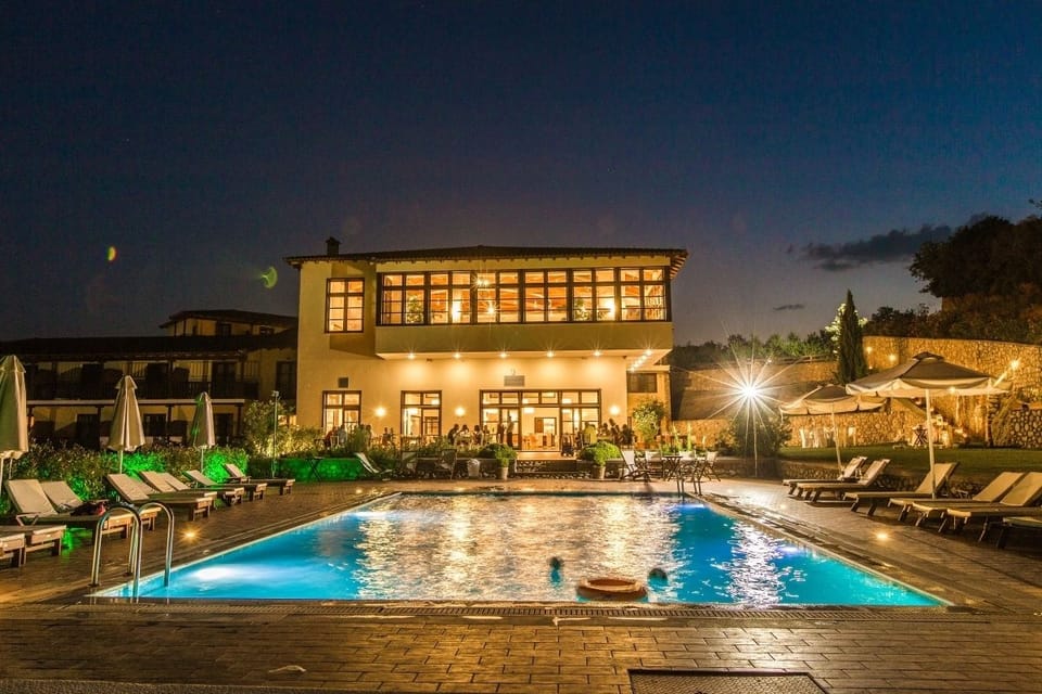 Front of property - evening/night