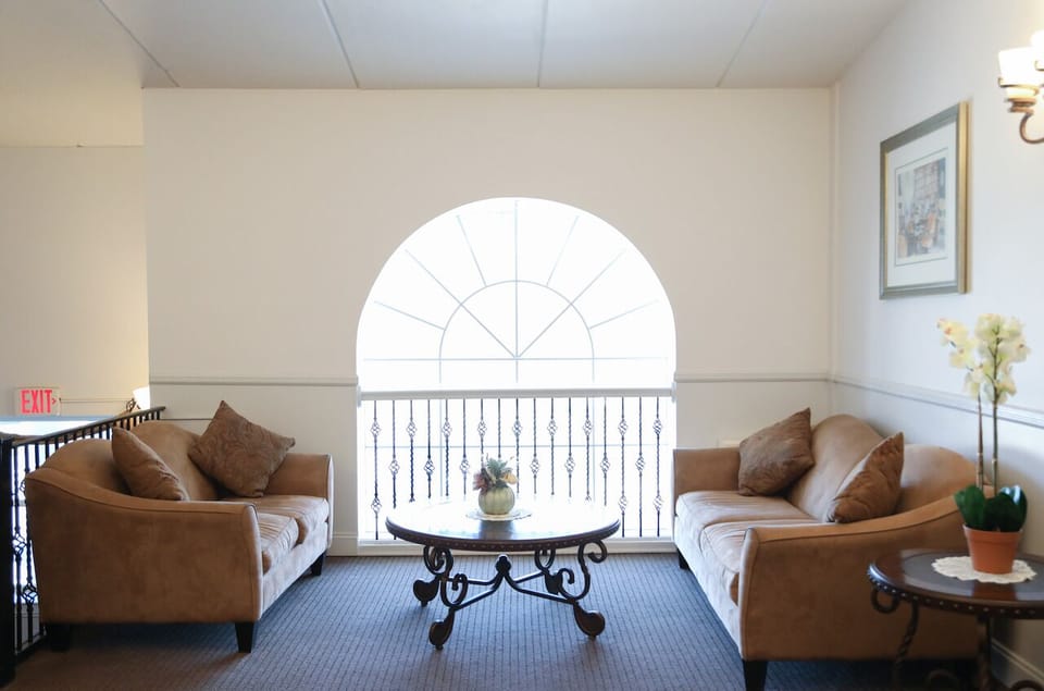 Lobby sitting area