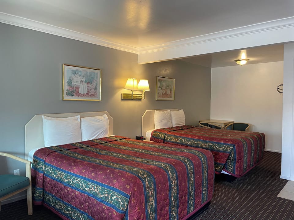 Room, 2 Queen Beds, Non Smoking | Bathroom | Shower, towels