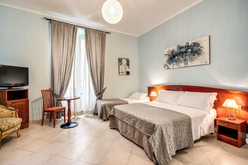 Triple Room | Free minibar items, in-room safe, soundproofing, free cribs/infant beds