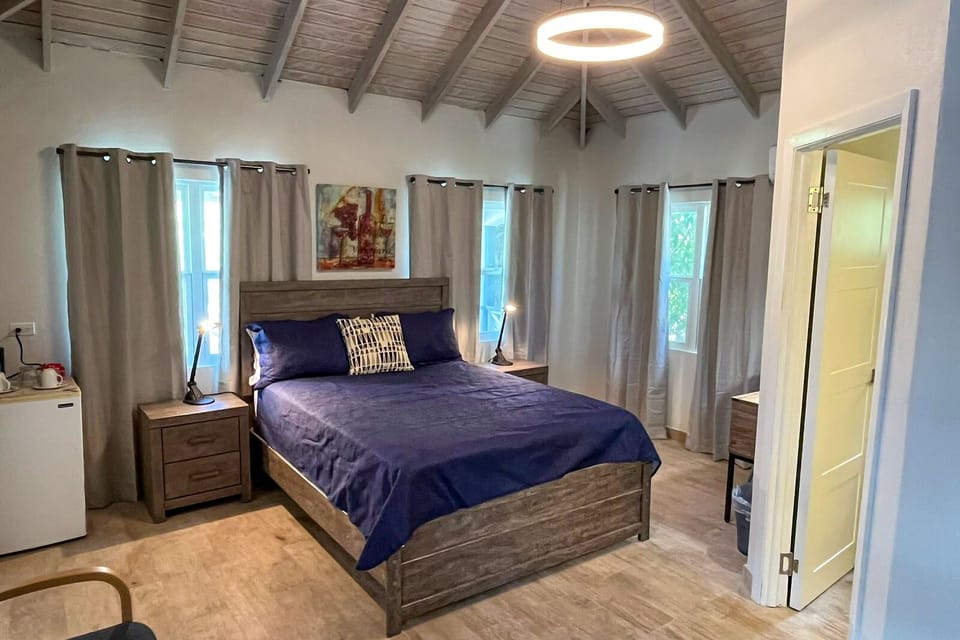 Standard Room, 1 Queen Bed, Non Smoking | In-room safe, desk, laptop workspace, soundproofing