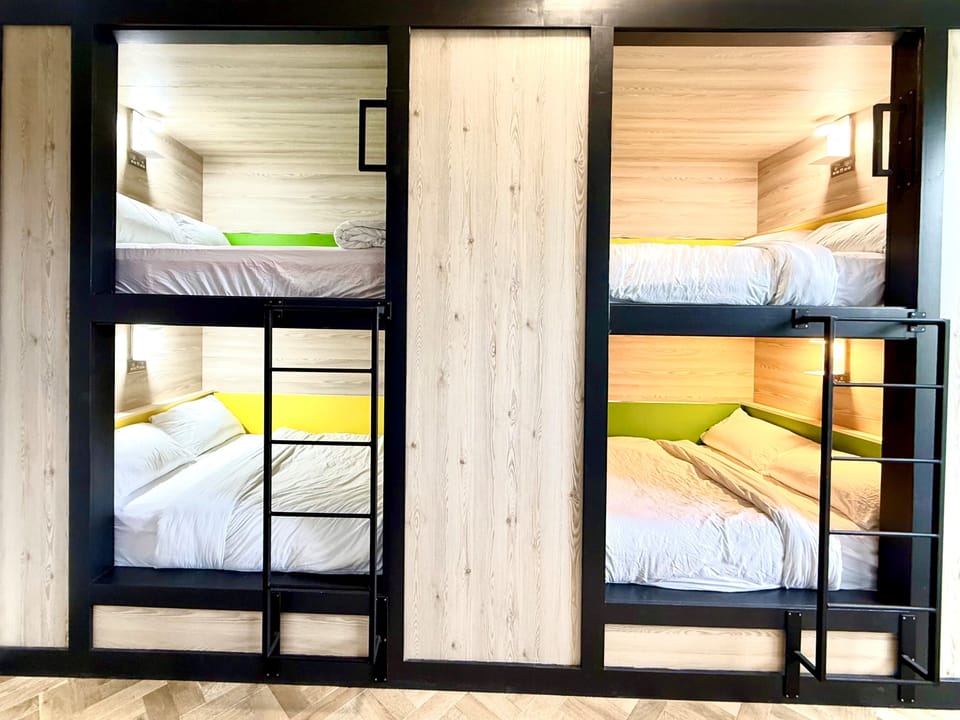 Design Shared Dorm Couple Friendly | Blackout drapes, iron/ironing board, free WiFi, bed sheets