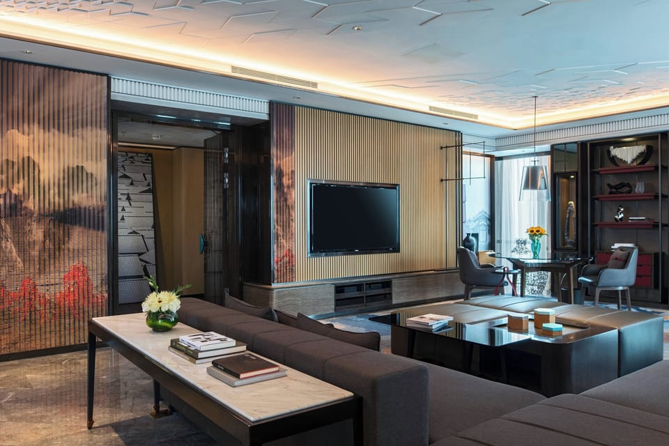 55-inch LCD TV with cable channels, TV