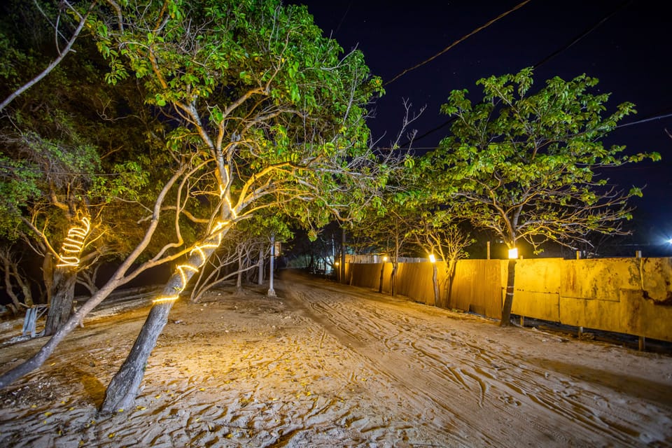Beach nearby, white sand