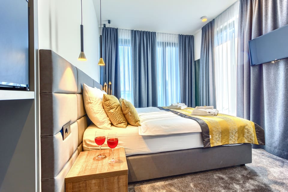 Deluxe Double or Twin Room | Living room | Plasma TV